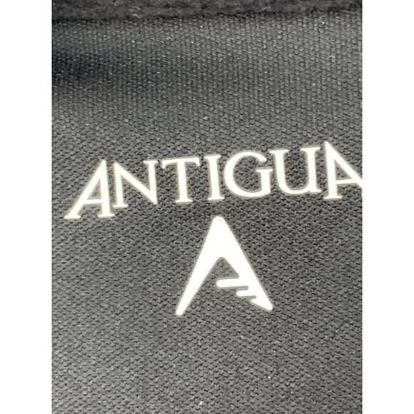 VGK Antigua Full-Zip Golf Jacket Mens M Black Scuba Fleece Lined NHL 7645 - Picture 12 of 14